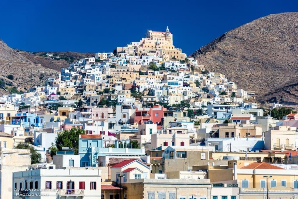 Ano Syros Marvellous Oven Leilighet Eksteriør bilde